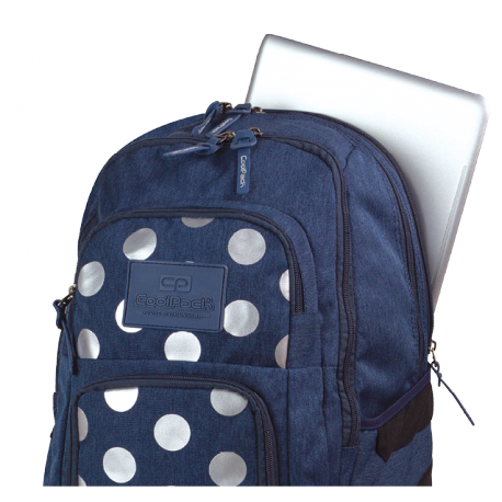 UNIT Plecak szkolny SILVER DOTS BLUE 26 L (704) CoolPack CP - Cool-pack.pl