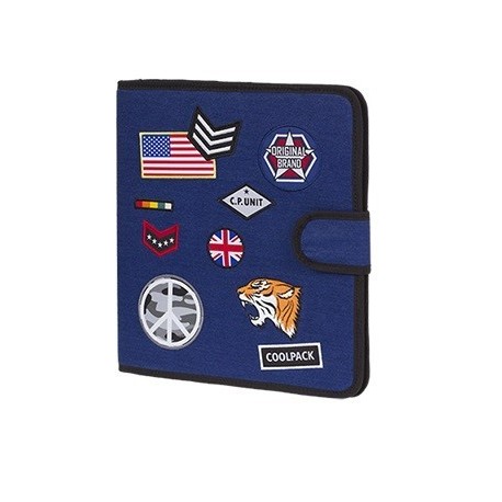 Teczka wielofunkcyjna CoolPack CP MATE BADGES NAVY - Cool-pack.pl