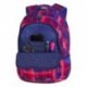Plecak młodzieżowy CoolPack CP COLLEGE MELLOW PINK różowy w kratkę - 5 przegród - A508 - Cool-pack.pl
