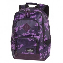 Plecak młodzieżowy CoolPack CP UNIT FLOCK CAMO VIOLET fioletowe moro - A554