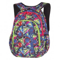 PRIME Plecak do szkoły CoolPack CP - dla dziewczynki ultra kolorowa geometria GEOMETRIC SHAPES 23L - A202 + COOLER BAG gratis!