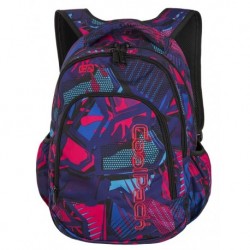 PRIME Plecak szkolny do klasy 1, 2, 3, CoolPack CP - CRAZY PINK ABSTRACT 23L - A286 + COOLER BAG gratis!