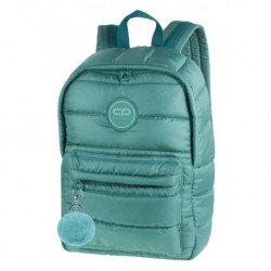 Plecak puchowy CoolPack CP RUBY GREEN pikowany zielony A105 + pompon