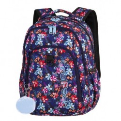STRIKE Plecak do szkoły CoolPack CP - dla dziewczyny łąka błękit upały TROPICAL BLUISH 26L - A222 + POMPON gratis!