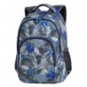 BASIC PLUS Plecak do szkoły CoolPack CP - dla dziewczyny zmrożony błękitny szary hibiskus BLUE HIBISCUS 27L - A142