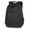 BASIC PLUS Plecak do szkoły CoolPack CP - dla chłopaka klasyka czerń kobalt indygo mapa topografia TOPOGRAPY BLUE 27L - A147