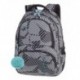 SPINER Plecak do szkoły CoolPack CP - BLACK & WHITE 27L - A016 + POMPON gratis! czarno biały matrix dla dziewczyny