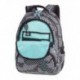 SPINER Plecak do szkoły CoolPack CP - BLACK & WHITE 27L - A016 + POMPON gratis! czarno biały matrix dla dziewczyny