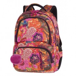 SPINER Plecak do szkoły CoolPack CP - FLOWER EXPLOSION 27L - A065 + POMPON gratis!