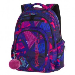 FLASH Plecak do szkoły CoolPack CP - CRAZY PINK ABSTRACT 29L - A284 + POMPON gratis!