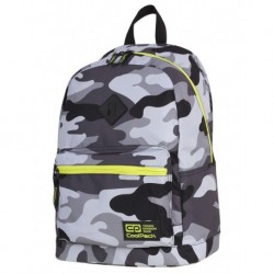 Plecak miejski CoolPack CP CROSS EVA CAMO YELLOW NEON moro z żółtym - A366