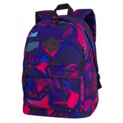 Plecak miejski CoolPack CP CROSS EVA CRAZY PINK ABSTRACT różowa abstrakcja - A287