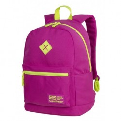 Plecak miejski CoolPack CP CROSS EVA NEON PINK różowy z neonem - A452