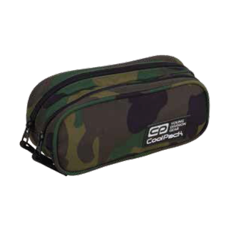 Saszetka podwójna CoolPack CLEVER CAMOUFLAGE CLASSIC moro - A390 - Cool-pack.pl