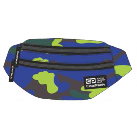 GOTOWY SZABLON Saszetka nerka torba na pas CoolPack CP MADISON CAMOUFLAGE LIME A355 - Cool-pack.pl