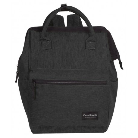 Plecak na laptop CoolPack CP TASK SNOW BLACK/SILVER czarny denim - A328 - Cool-pack.pl