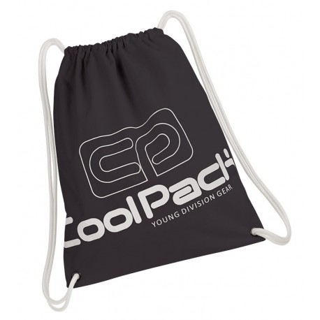 Worek na sznurkach / na buty CoolPack CP SPRINT BLACK czarny - 883 - Cool-pack.pl