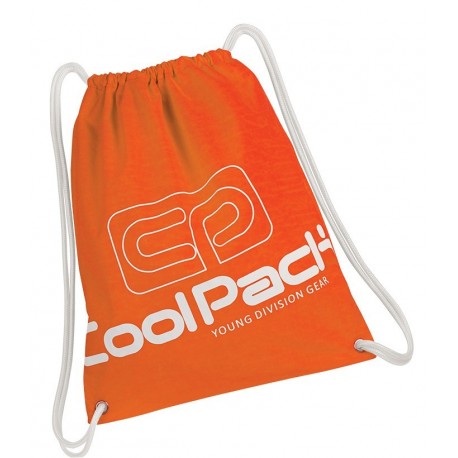 Worek na sznurkach / na buty CoolPack CP SPRINT ORANGE pomarańczowy - 887 - Cool-pack.pl