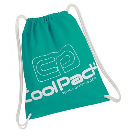 Worek na sznurkach / na buty CoolPack CP SPRINT TURQUISE turkusowy - 889 - Cool-pack.pl
