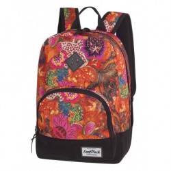 Plecak miejski CoolPack CP CLASSIC FLOWER EXPLOSION pomarańczowy A085