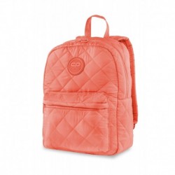 Plecak miejski pikowany CoolPack CP RUBY PINK brzoskwiniowy zimowy styl