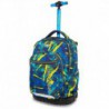 Plecak szkolny na kółkach CoolPack CP SWIFT ABSTRACT YELLOW kolorowe plamy