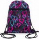 Worek na buty / na sznurkach CoolPack CP VERT DRAWING HEARTS kolorowe serca - Cool-pack.pl