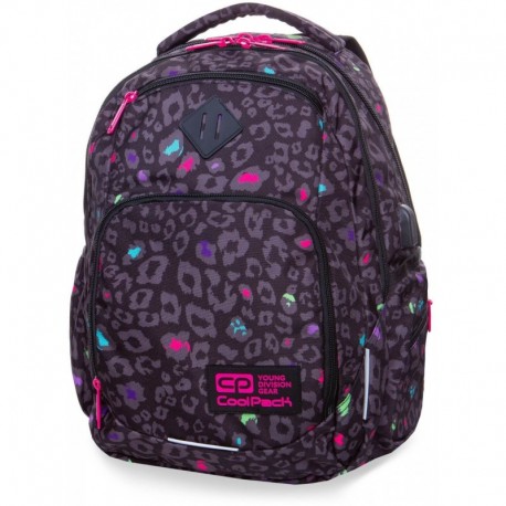 Plecak młodzieżowy COOLPACK CP BREAK BLACK PANTHER czarna pantera róż 