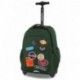 Plecak na kółkach Junior Badges Green zielony naszywki CoolPack