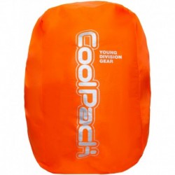 Pokrowiec na plecak COOLPACK RAIN COVER przeciwdeszczowy pomarańczowy