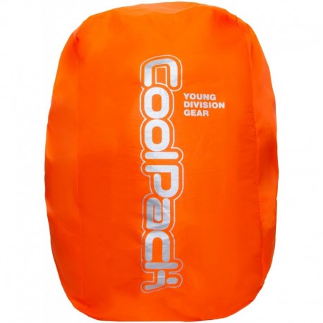 Pokrowiec na plecak COOLPACK RAIN COVER przeciwdeszczowy pomarańczowy - Cool-pack.pl