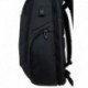 Plecak męski na laptopa 15,6" r-bag Drum Black czarny z USB na walizkę - Cool-pack.pl