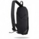 Plecak miejski mały na jedno ramię męski r-bag Switch Black czarny z USB trójkatny - Cool-pack.pl