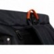 Plecak kurierski r-bag Roll Black czarny zwijany męski modny