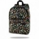 Plecak pikowany zamszowy CoolPack CP RUBY FEATHERS BLACK Czarny w piórka metaliczny - Cool-pack.pl