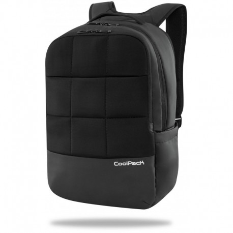 Plecak męski na laptop 15,6" Coolpack BORDER CZARNY ekskluzywny - Cool-pack.pl
