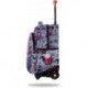 Szkolny plecak na kółkach JACK Disney SPIDERMAN szary chłopięcy walizka