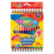 Kredki trójkątne JUMBO dwukolorowe 12/24 kolory Colorino Kids - Cool-pack.pl