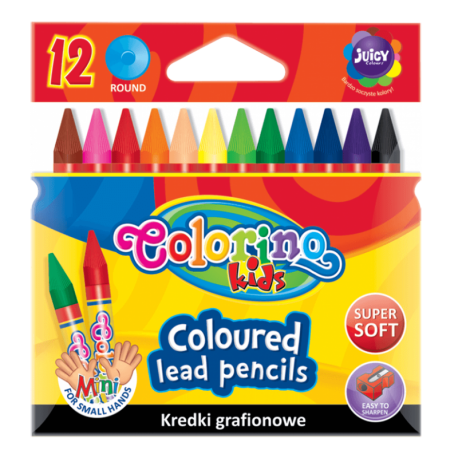 Kredki grafionowe 12 kolorów Colorino Kids - Cool-pack.pl