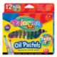 Pastele olejne w plastikowej formie wykręcane 12 kolorów COLORINO KIDS
