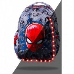 ŚWIECĄCY plecak szkolny LED CoolPack dla dzieci z motywem SPIDERMAN JOY S Disney