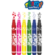 Flamastry z pieczątkami 6 kolorów COLORINO KIDS dla przedszkolaków
