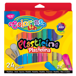 Plastelina 24 kolory Colorino kids