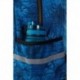 Plecak na kółkach CoolPack CP STARR BADGES G BLUE niebieski TROPIKALNY z naszywkami dla dziewczynki - Cool-pack.pl