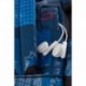 Plecak młodzieżowy CoolPack CP BENTLEY BADGES B BLUE Niebieski z naszywkami dla chłopca - Cool-pack.pl