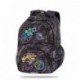 Plecak młodzieżowy CoolPack CP DART BADGES G GREY szary TROPIKALNY z naszywkami dla dziewczyn - Cool-pack.pl