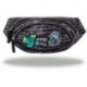 Saszetka / nerka na pas CoolPack CP ALBANY BADGES G GREY szara TROPIKALNA z naszywkami dla dziewczyn - Cool-pack.pl