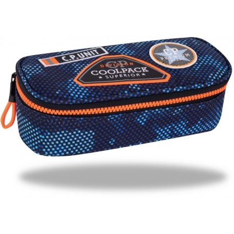 Piórnik usztywniany ETUI CoolPack CP CAMPUS BADGES B NAVY granatowy z naszywkami - Cool-pack.pl