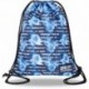 Plecak worek na sznurkach damski CoolPack niebieski w kwiaty i paski SOLO
