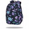 Plecak młodzieżowy w kwiaty CoolPack szkolny VIOLET DREAM czarny BASIC PLUS 17”